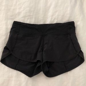 Lululemon Black Running shorts